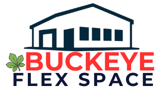 Buckeye Flex Space logo with building icon